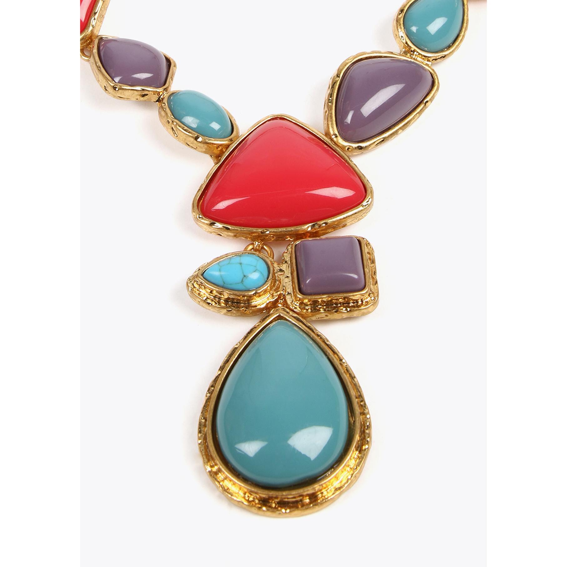 Collana combinata elementi colorati