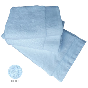 Set asciugamano ospite 3 pezzi cielo