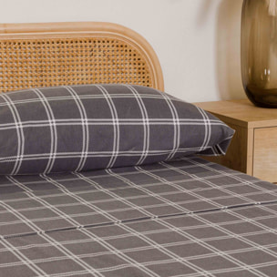 Set di lenzuola in flanella quadro nitari