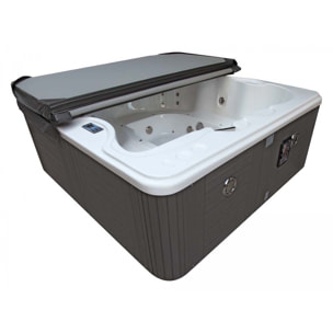 Spa "Cuba" 6 places - Cuve blanc - système Balboa +Bluetooth intégré - 220x210x80cm