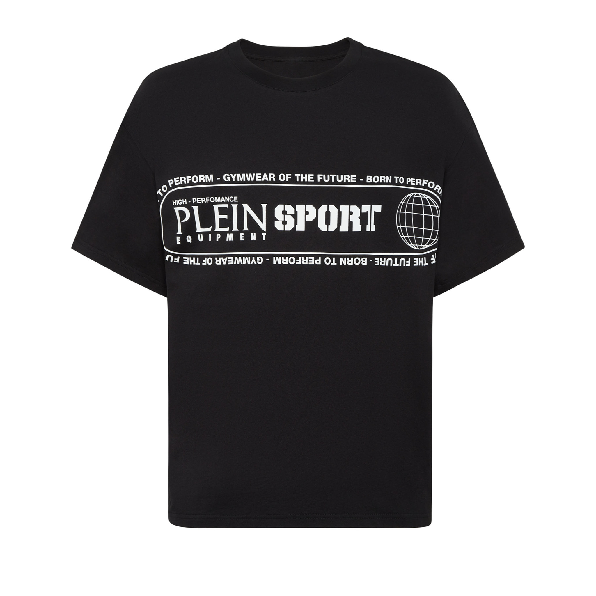 PLEIN SPORT Camiseta Cuello Redondo Ss LOGO