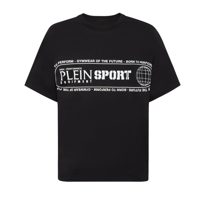 PLEIN SPORT Camiseta Cuello Redondo Ss LOGO