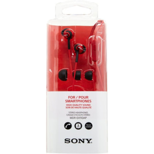 Ecouteurs SONY MDREX110 Rouge