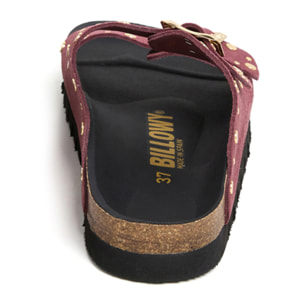 Sandalia Plataforma Rojo Mujer BILLOWY BURDEOS