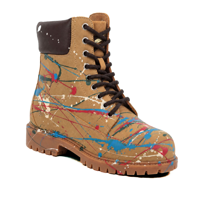 PHILIPP PLEIN Botas planas de media caña SKULL