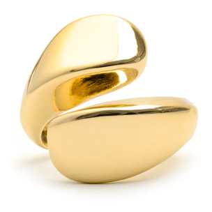 Anillo Iqlo acabado oro amarillo 18k