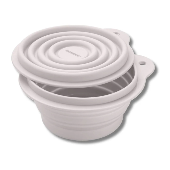 Boite à Snacks Pliable en Silicone Blanc Fackelmann Storage