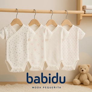 Pack 4 Body Cruzado Manga Corta