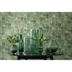 J-Line vase Bouteille - verre - vert - large - 35 cm de hauteur