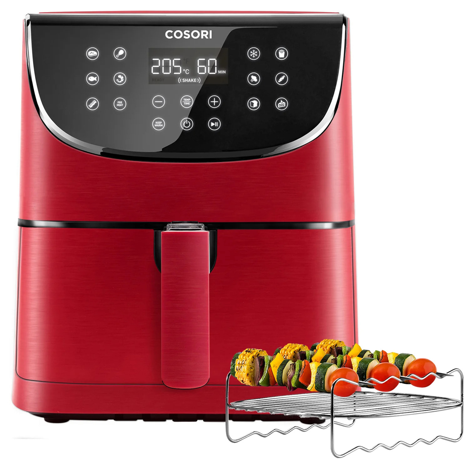 COSORI - Freidora de aire Premium Chef Edition Rojo 5,5 litros