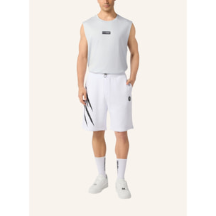 PLEIN SPORT Slub Cotton Tanktop
