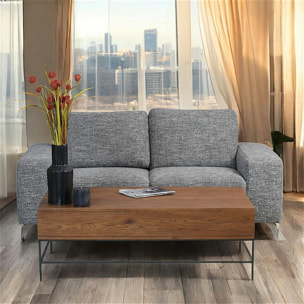 Table basse plateau relevable en chêne OKA