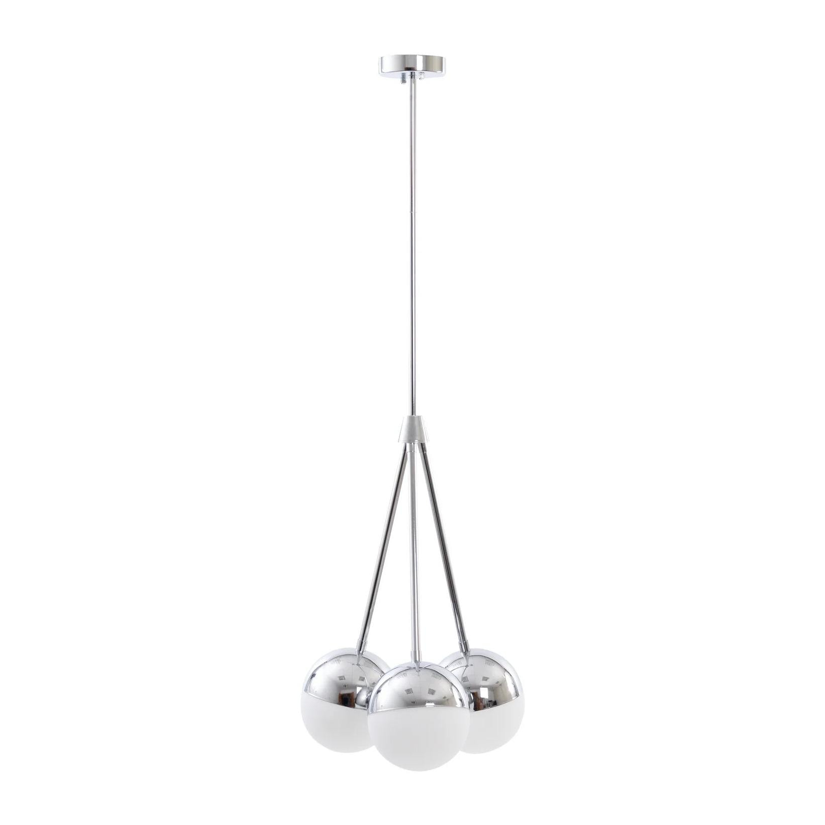 Lampara Techo Metal Led 36x36x104 Cm