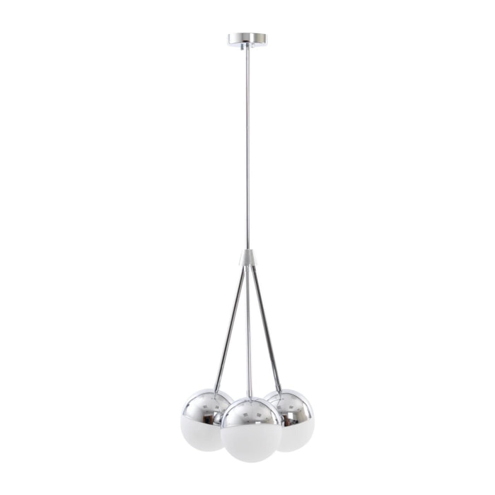 Lampara Techo Metal Led 36x36x104 Cm