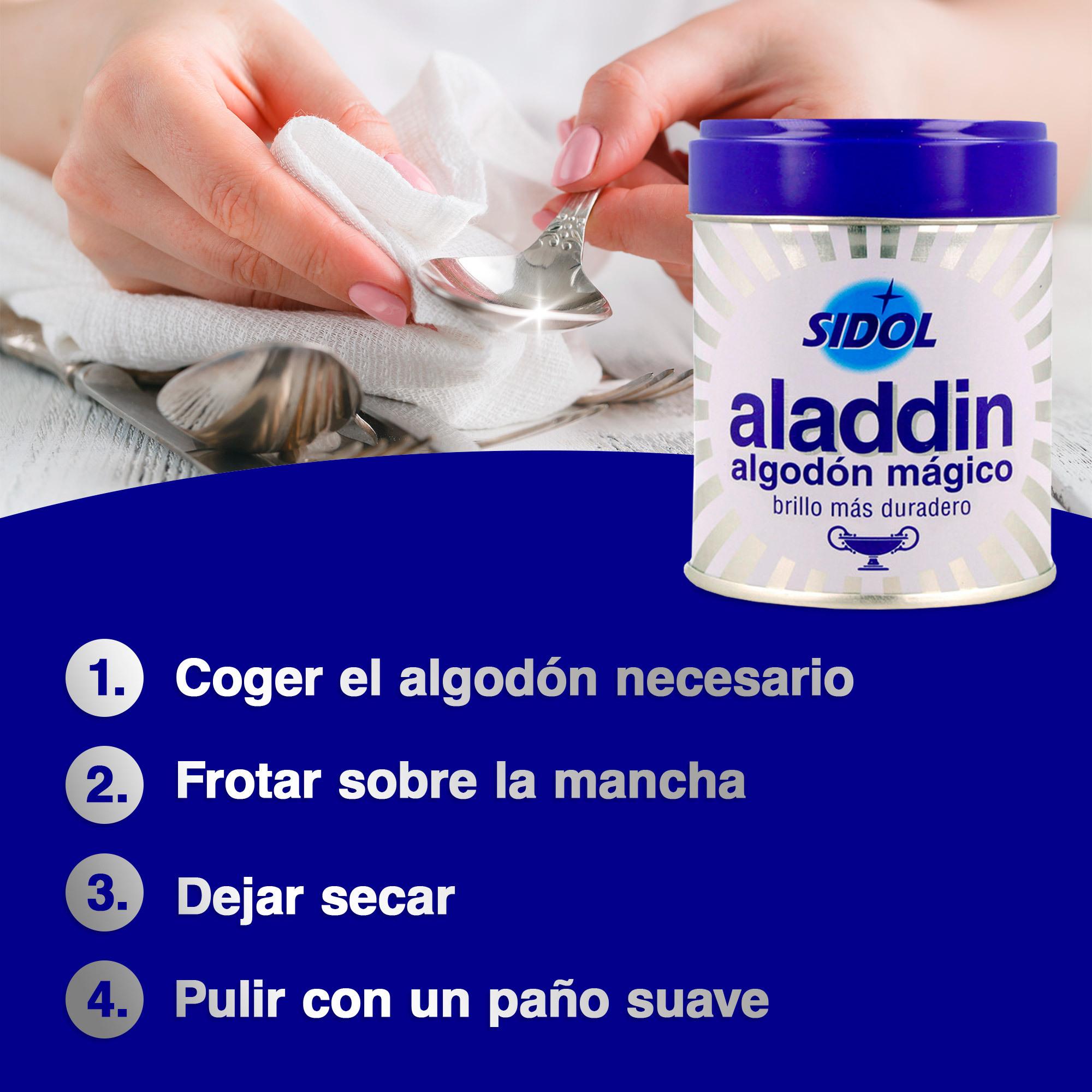 ALADDIN - ALGODÓN LIMPIA METALES, 75 G