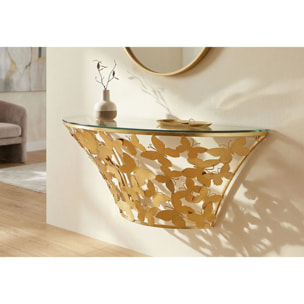 CONSOLE DA MURRO BUTTERFLIES CM 120X40,5X37,2