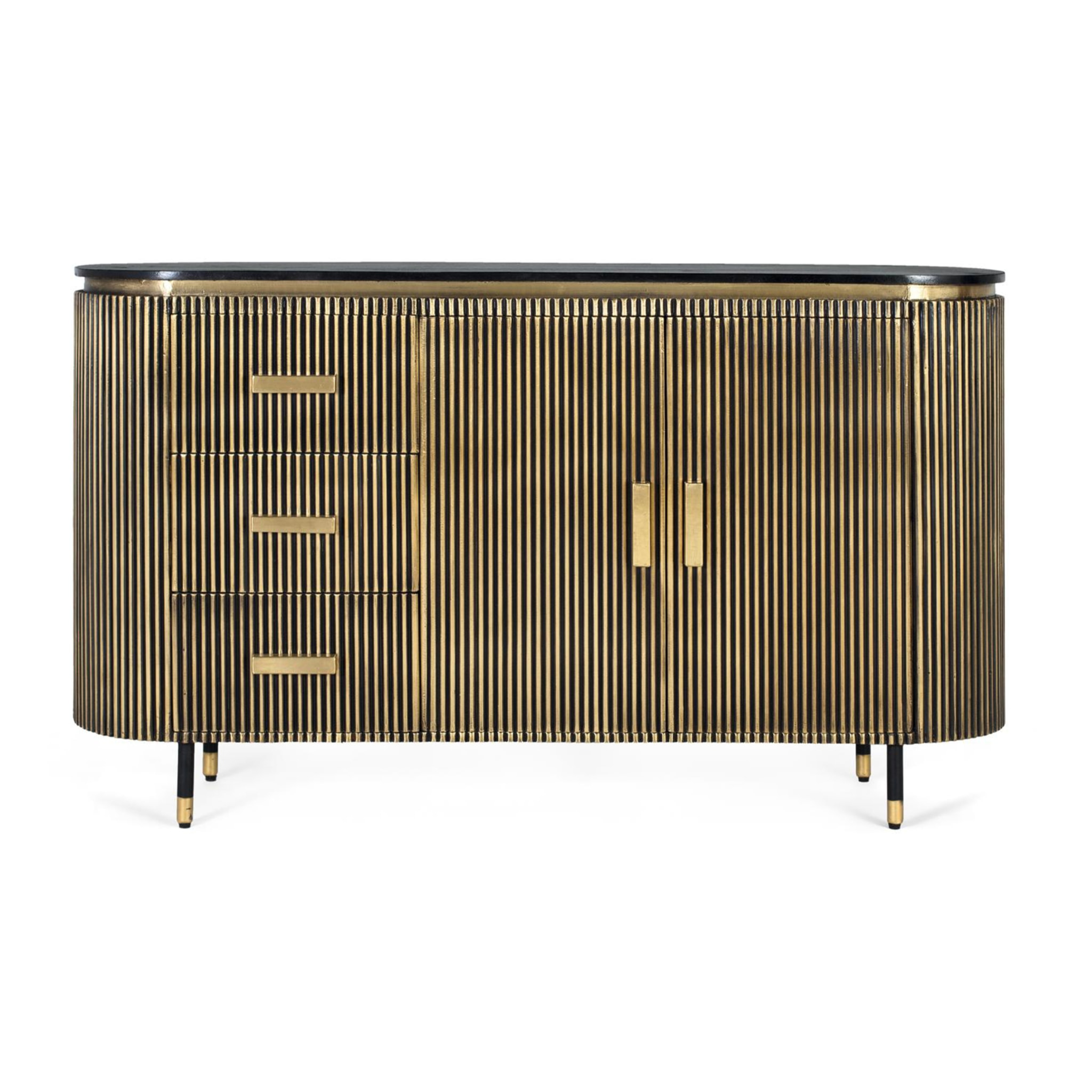 Aparador de Madera de Mango Estilo Clásico Moderno