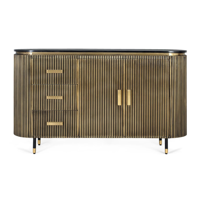 Aparador de Madera de Mango Estilo Clásico Moderno