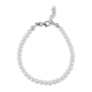 Bracciale FuJiko Perle Crystal Pearls Argento 4 mm