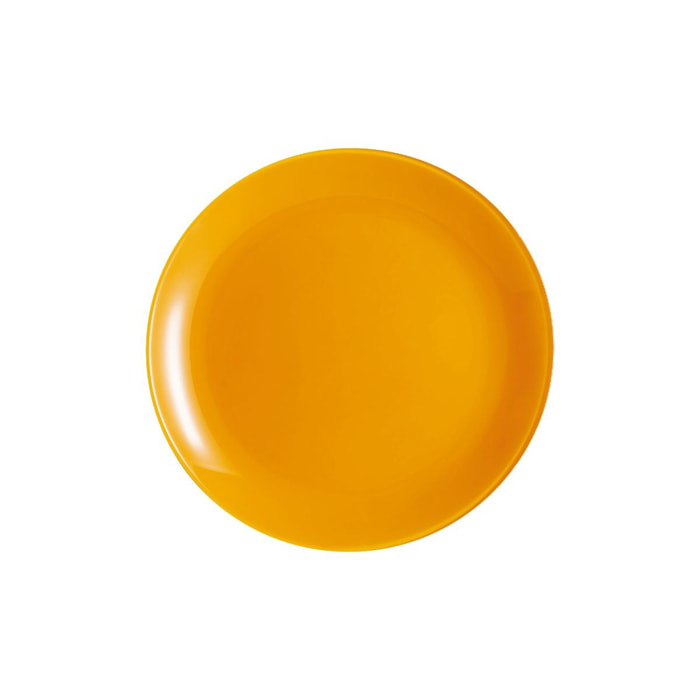 Assiette jaune moutarde 20 cm Arty - Luminarc