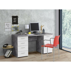 Pack bureau - chaise + bureau avec rangements L145cm - ESTEBANE