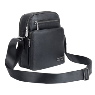 Borsa a tracolla  da uomo In Vera pelle Made in Italy 21x25x9,5 cm