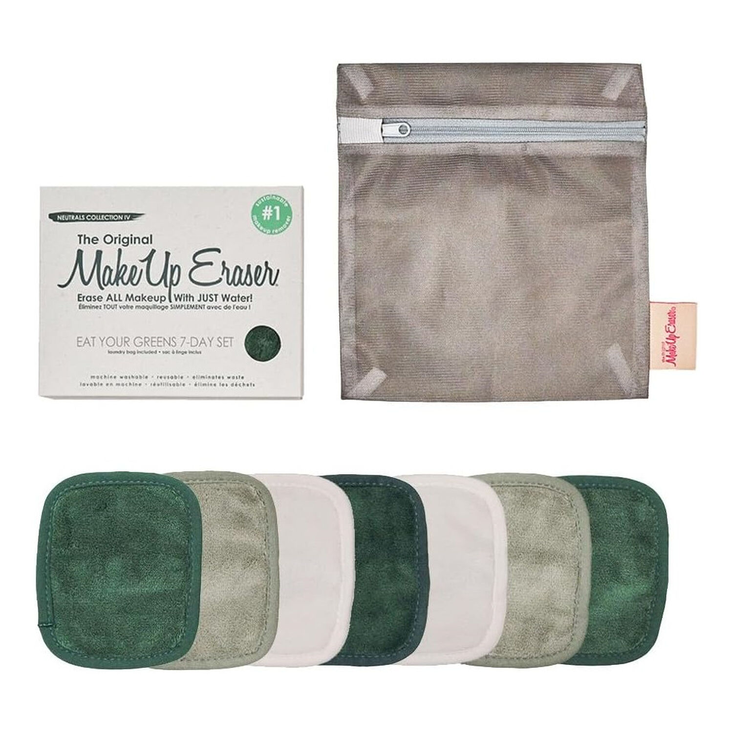 Earthy Neutrals 7-day set - Serviette Démaquillante Réutilisable x7