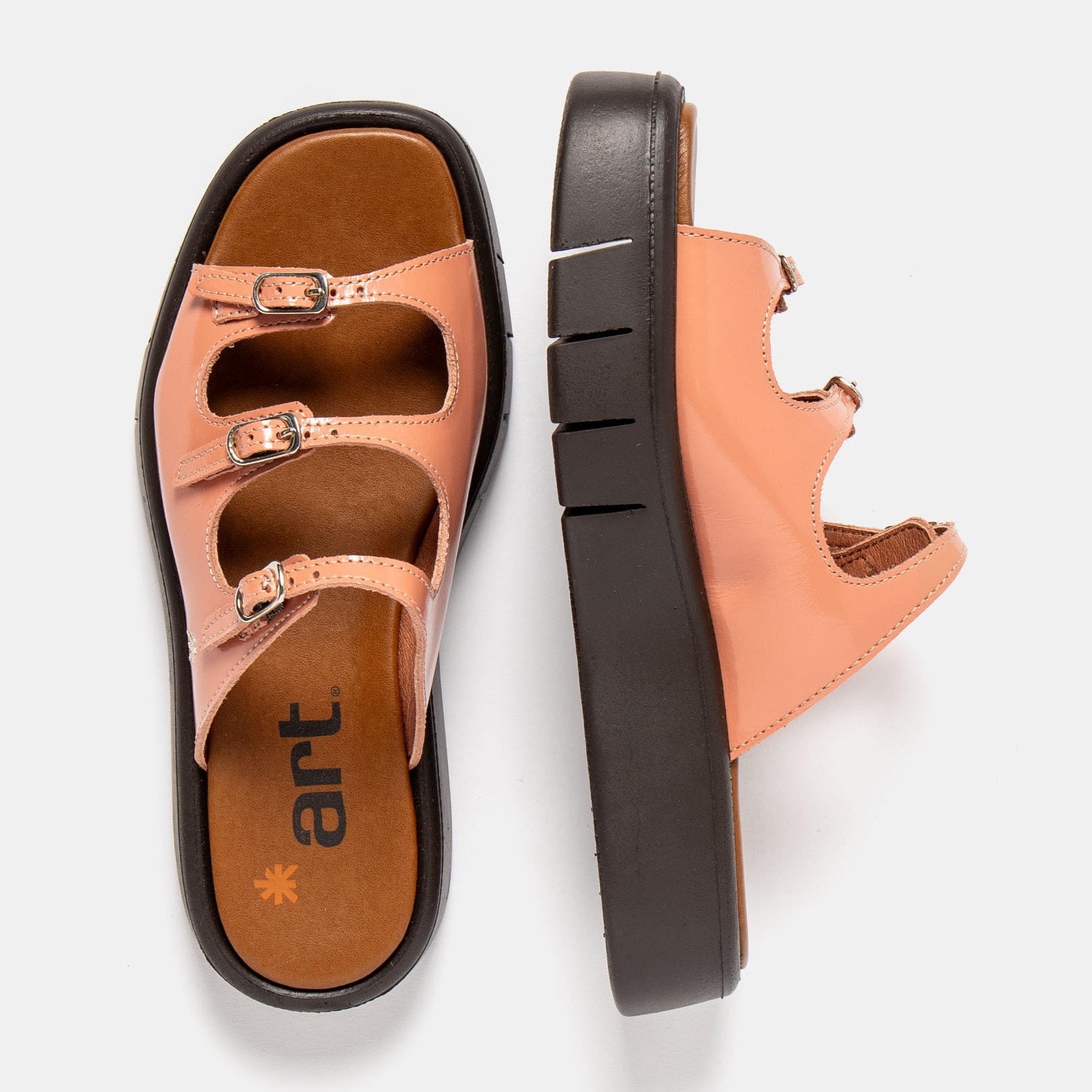 Sandalias 1847 NAPPA SHINNY FLAMINGO/ MALAGA color Flamingo