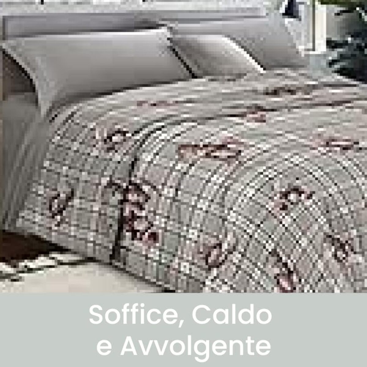 INTRECCI Piumino Singolo, 170 x 260 cm, Piumino Ecologico, Caldo, Invernale, 300 g/m², Anallergico e Antiacaro, Made in Italy, Lavabile in Lavatrice, Soffice, Morbido. Fantasia: Orsetti grigio
