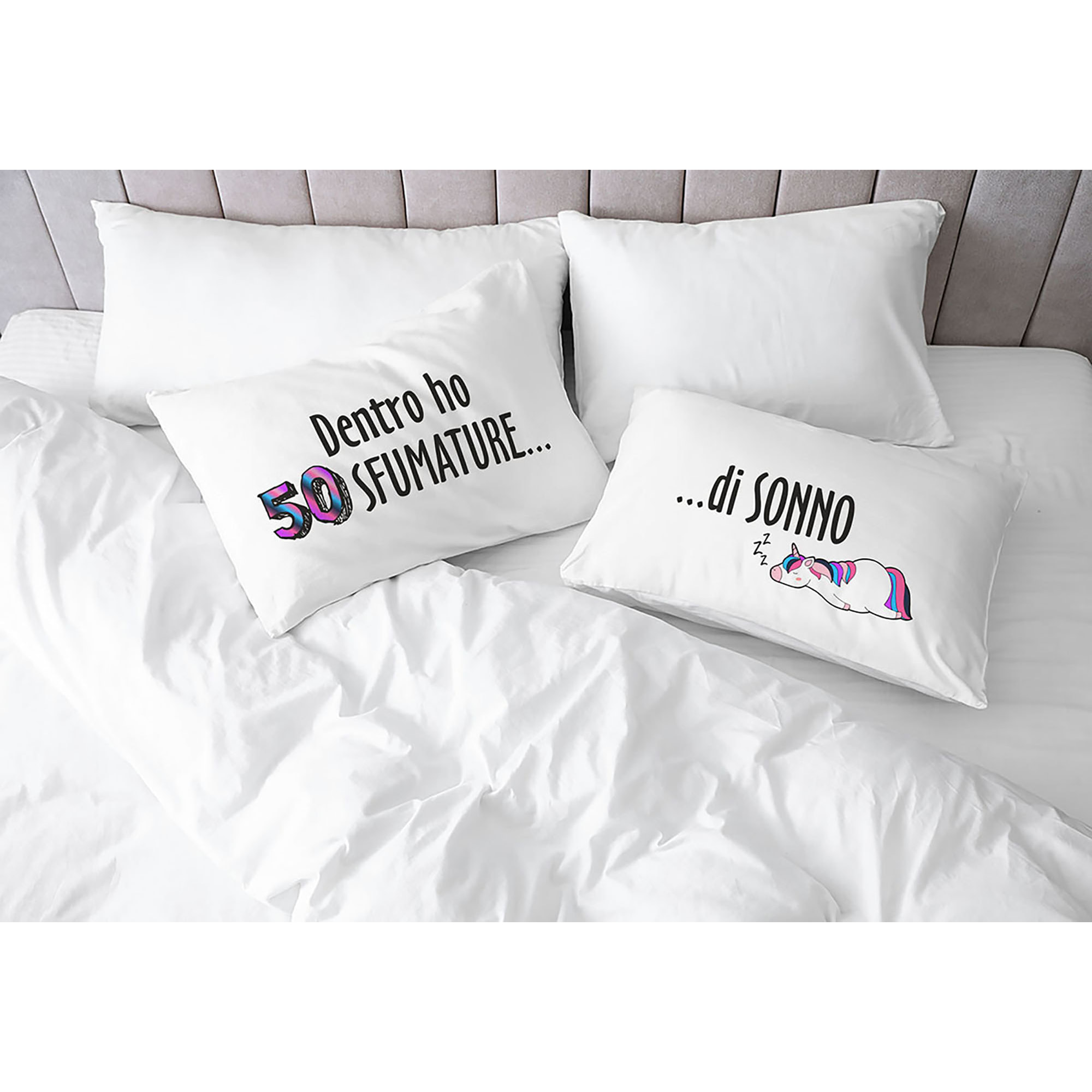 COPPIA FEDERE PRINTED COTONE 45