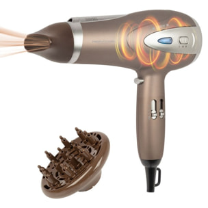 Sèche-cheveux professionnel 2200W marron Proficare PC-HTD3113-Marron