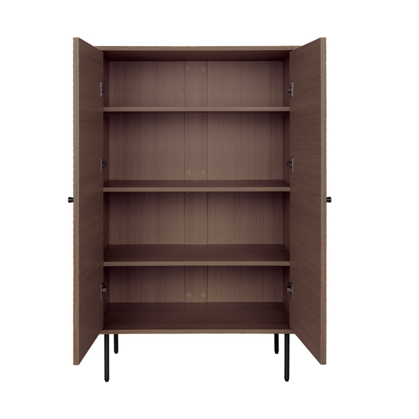 Tolga - buffet haut - chêne - 80x130 cm - Marron