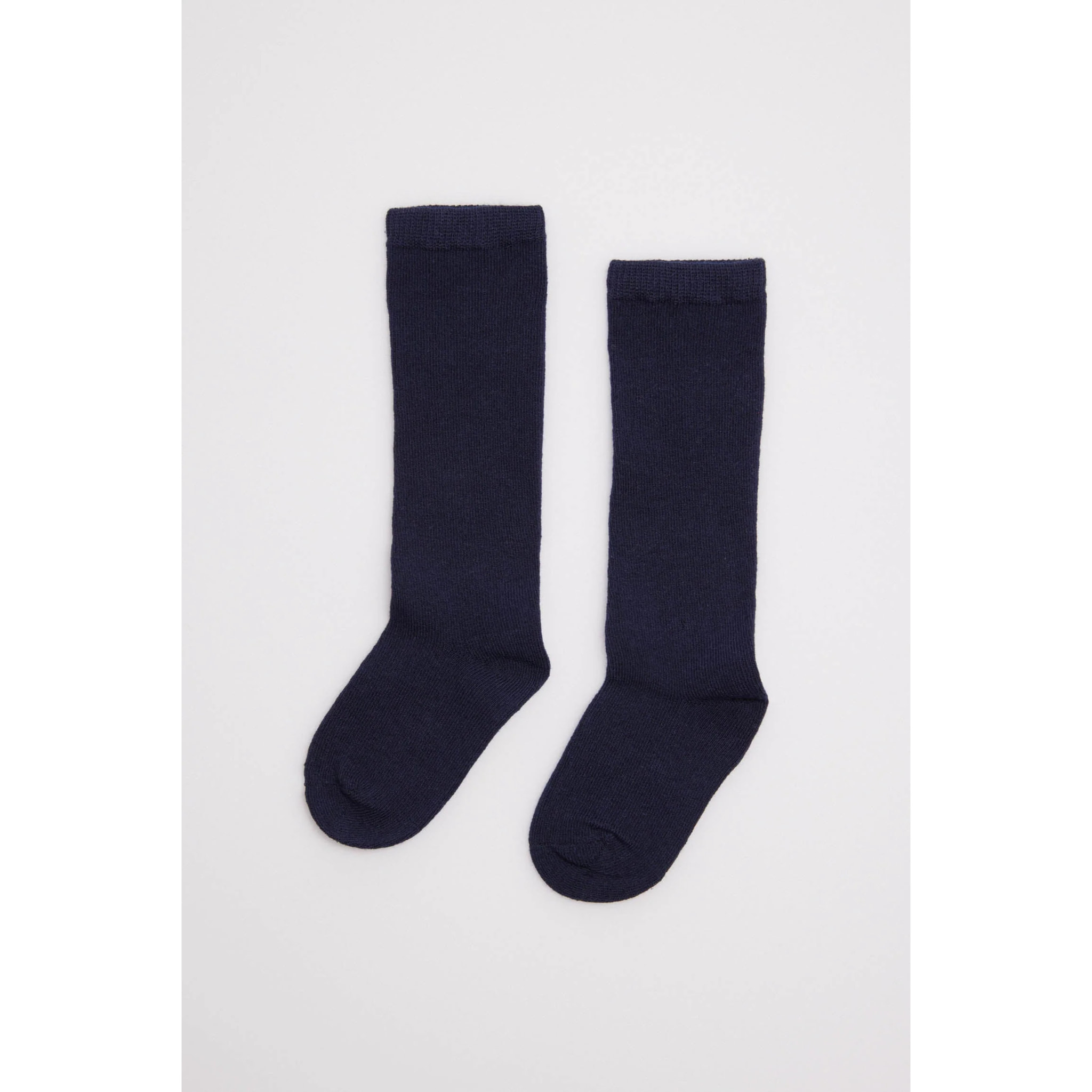 Calzini lunghi basico blu navy per neonato