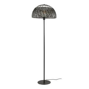 Lampadaire de salon avec abat-jour effet maille TRIBECA