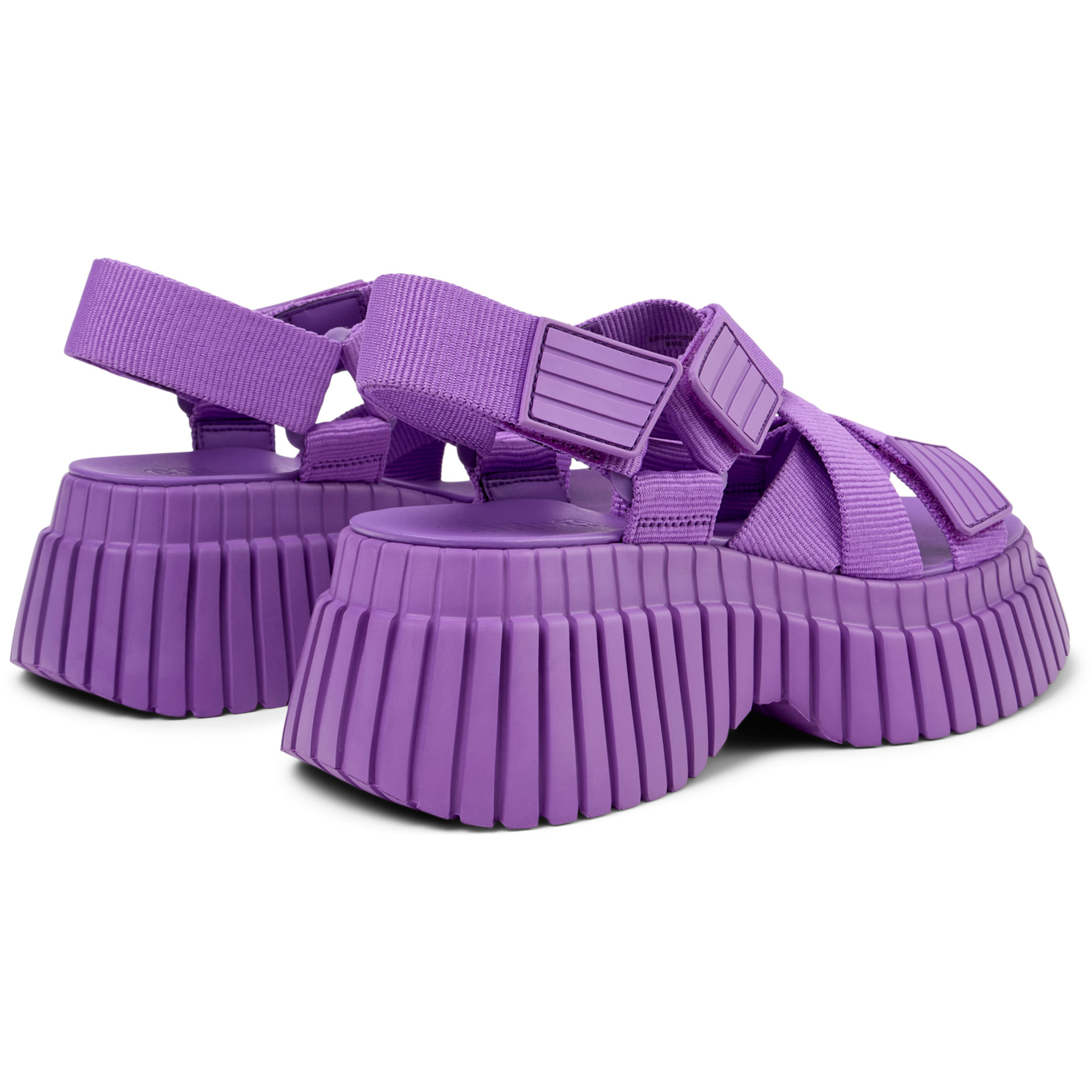 Sandalias - CAMPER BCN - Violeta - Textil técnico (poliéster reciclado)