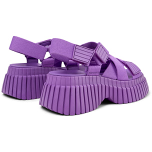 Sandalias - CAMPER BCN - Violeta - Textil técnico (poliéster reciclado)