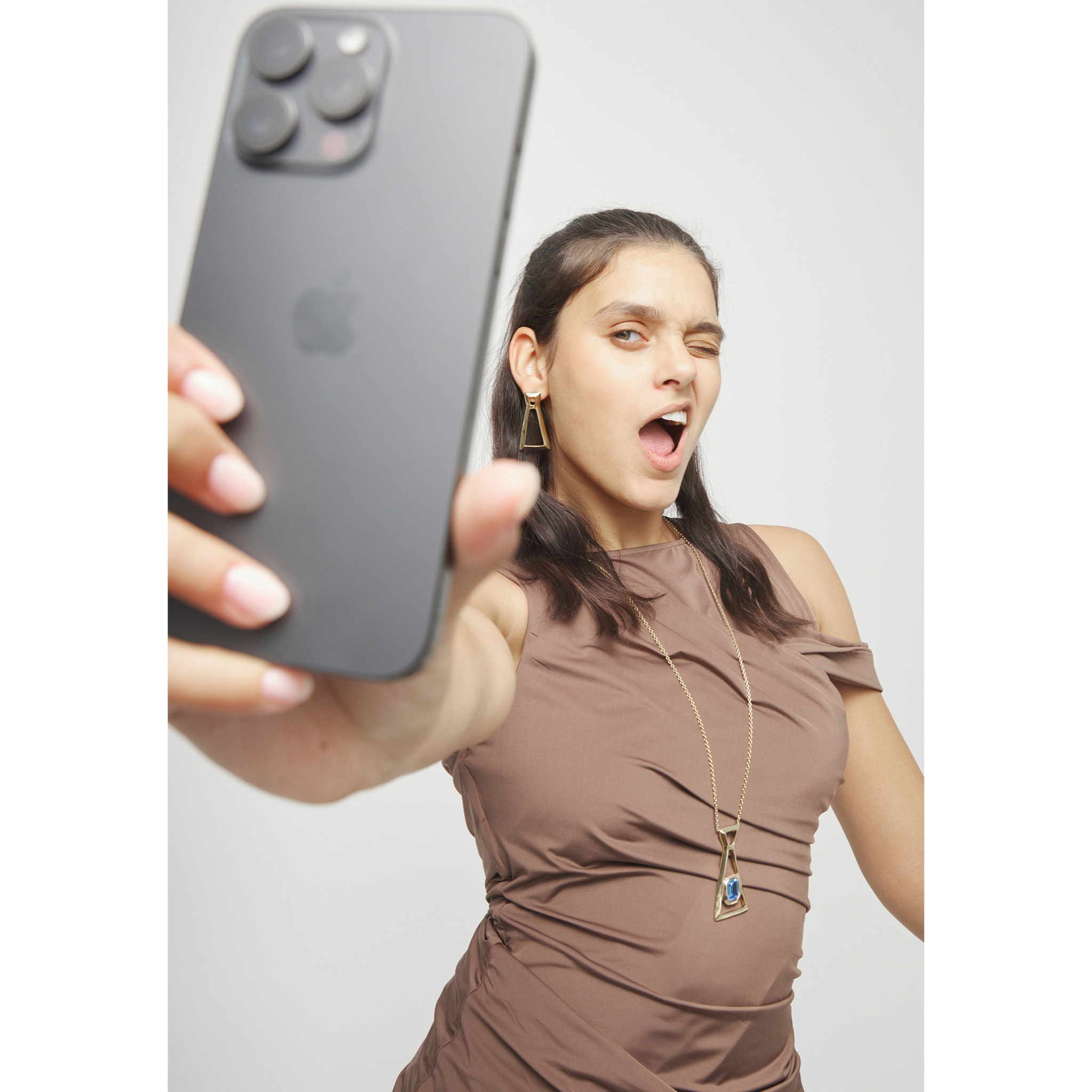 Colgante NÚCLEO AZUL U