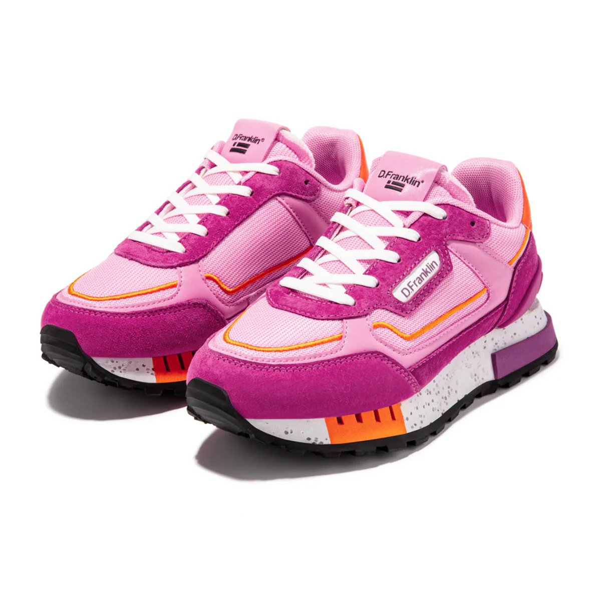 Zapatillas Deportivas Casual Mujer Vibla Zig Fucsia D.Franklin