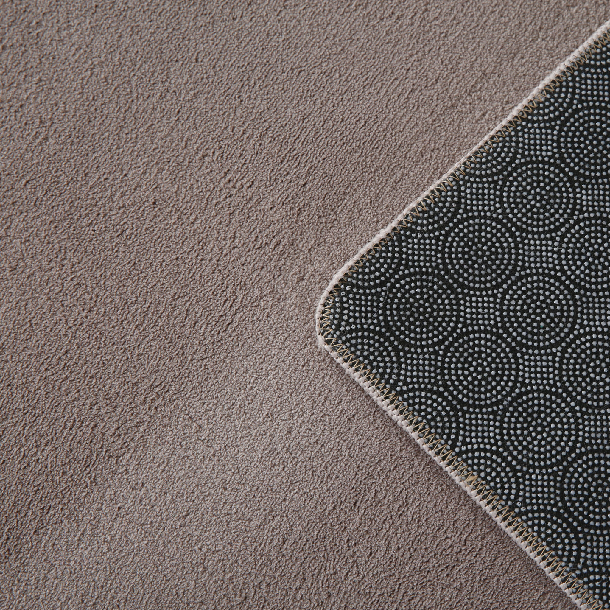 MOSCOU - Tapis rond uni Beige