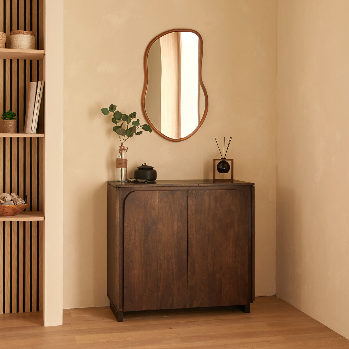 Miroir "Livia" en bois 45x75cm