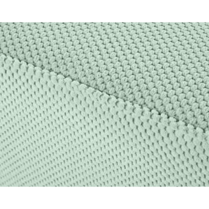 Topaze - fauteuil - en velours texturé - Bleu