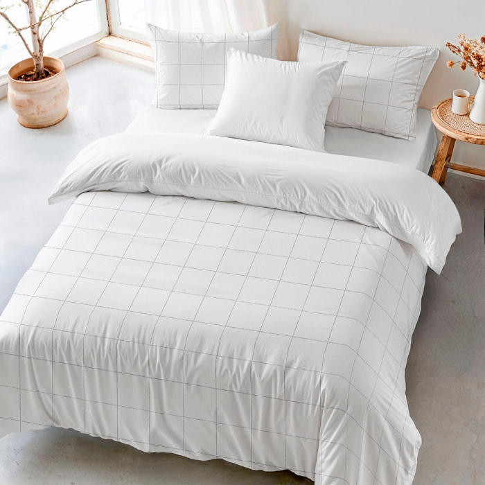 Housse de couette blanche Amira