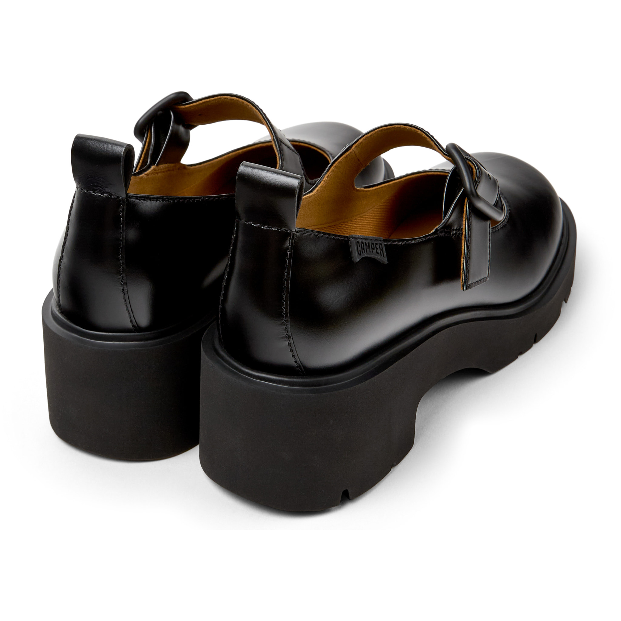 Bailarinas - CAMPER Milah - Negro - Cuero liso