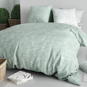 Parure De Couette 3pcs 100% Coton 57fils Adely