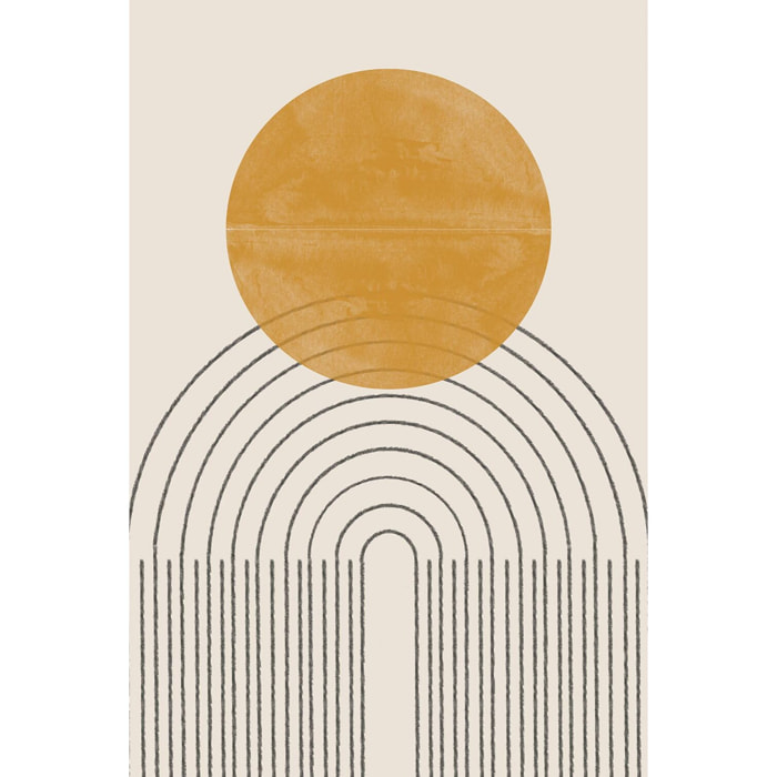 Tableau geometrique composition no 4  Toile imprimée