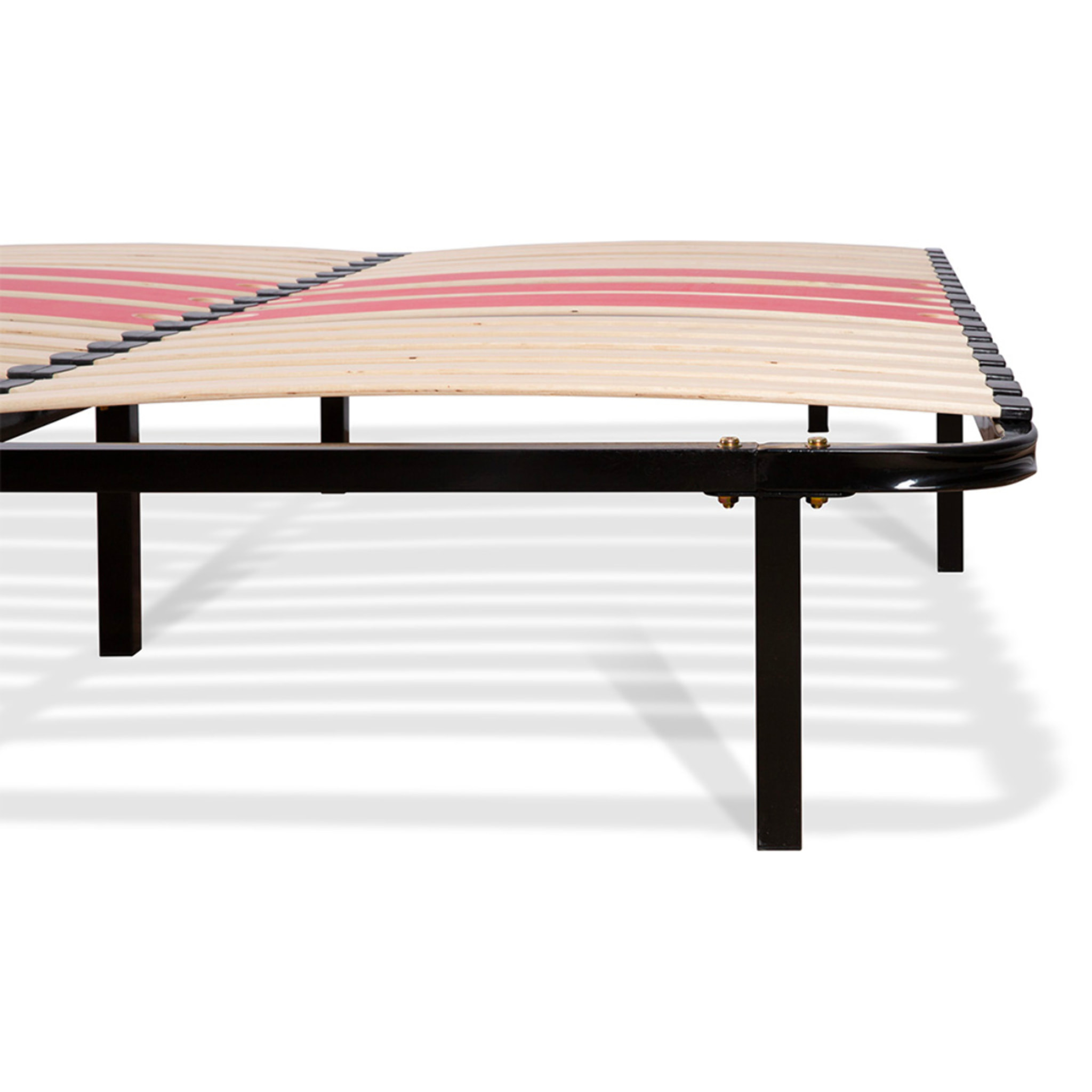 Sommier cadre à lattes - Métal - FLORENCE - 1 place