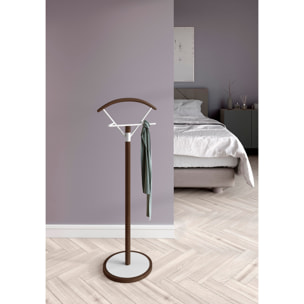 Galán de noche Finlande wengué-blanco 117x42x34 cm