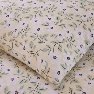 Parure housse de couette imprimé 100% gaze de coton - loucile