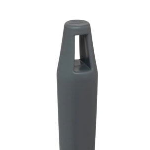 Goupillon en caoutchouc gris H33,5cm