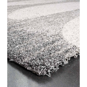 Tappeto Stile Geometrico Soggiorno Salotto Grigio